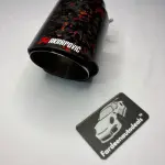 auspuh 1sh akrapovic forge red plated