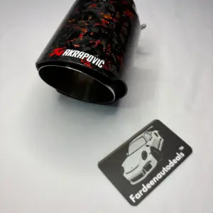 auspuh 1sh akrapovic forge red plated