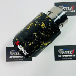 auspuh 1sh akrapoviq forge gold plated